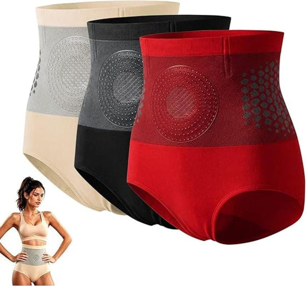 Flattering High-Waist Shaping Yoga Panties with Tummy Control