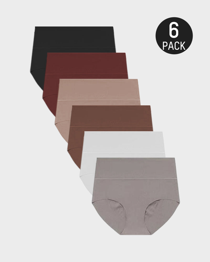Seamless High-Waist Briefs for a Smooth, No-Show Look