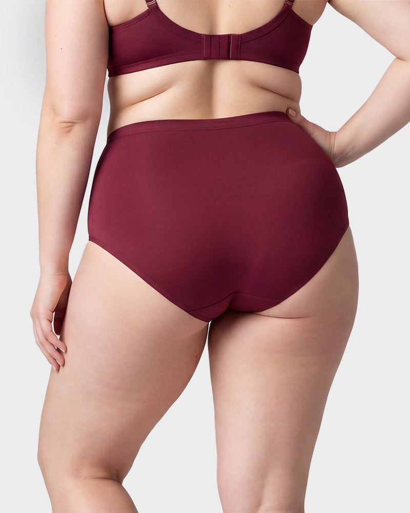 Women's High-Waist Cotton Support Briefs – 4-Pack, All-Day Comfort & Shaping