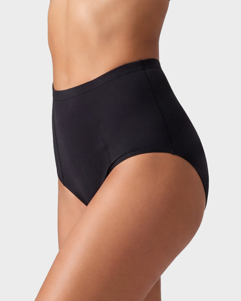 Women's High-Waist Cotton Support Briefs – 4-Pack, All-Day Comfort & Shaping