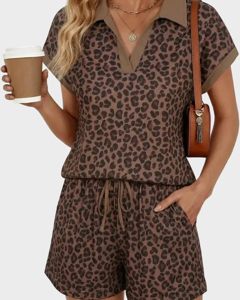 Women's Casual Top & Shorts Set - Effortless Everyday Style Main image