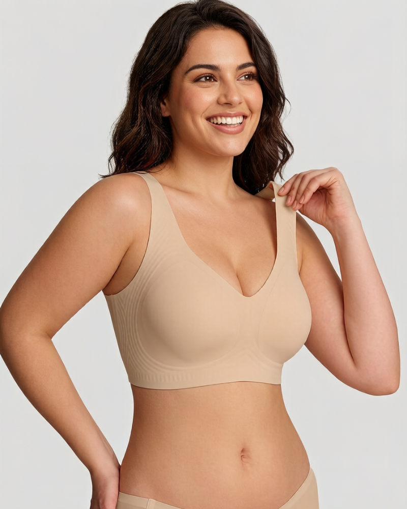 Lifting Jelly Bra with Wire-Free Comfort and Antibacterial Protection