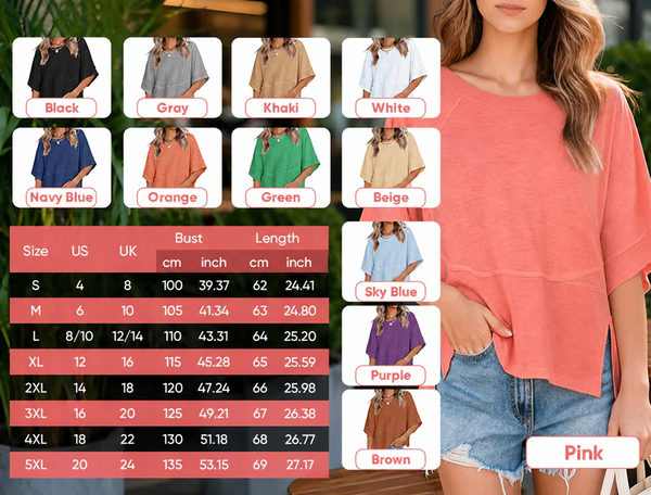 Relaxed-Fit Flared-Sleeve T-Shirt