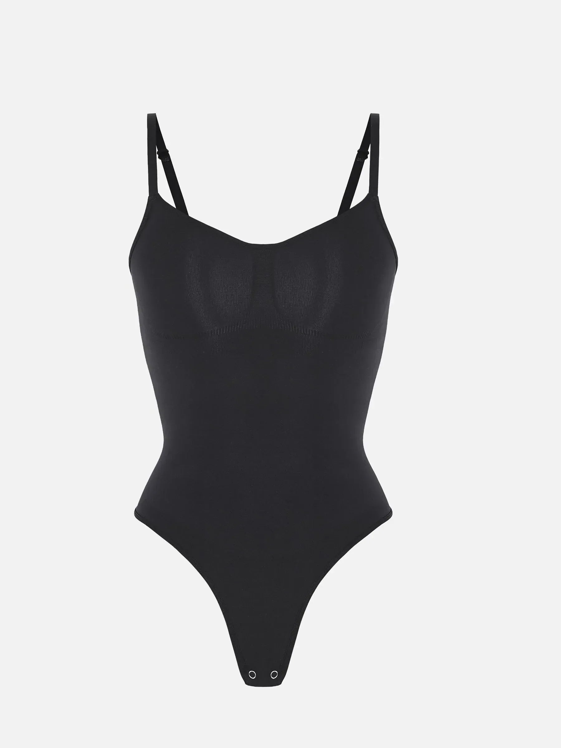 Seamless Covered Bust Jumpsuit Bodysuit with Thong Cut — Ultra-Fit