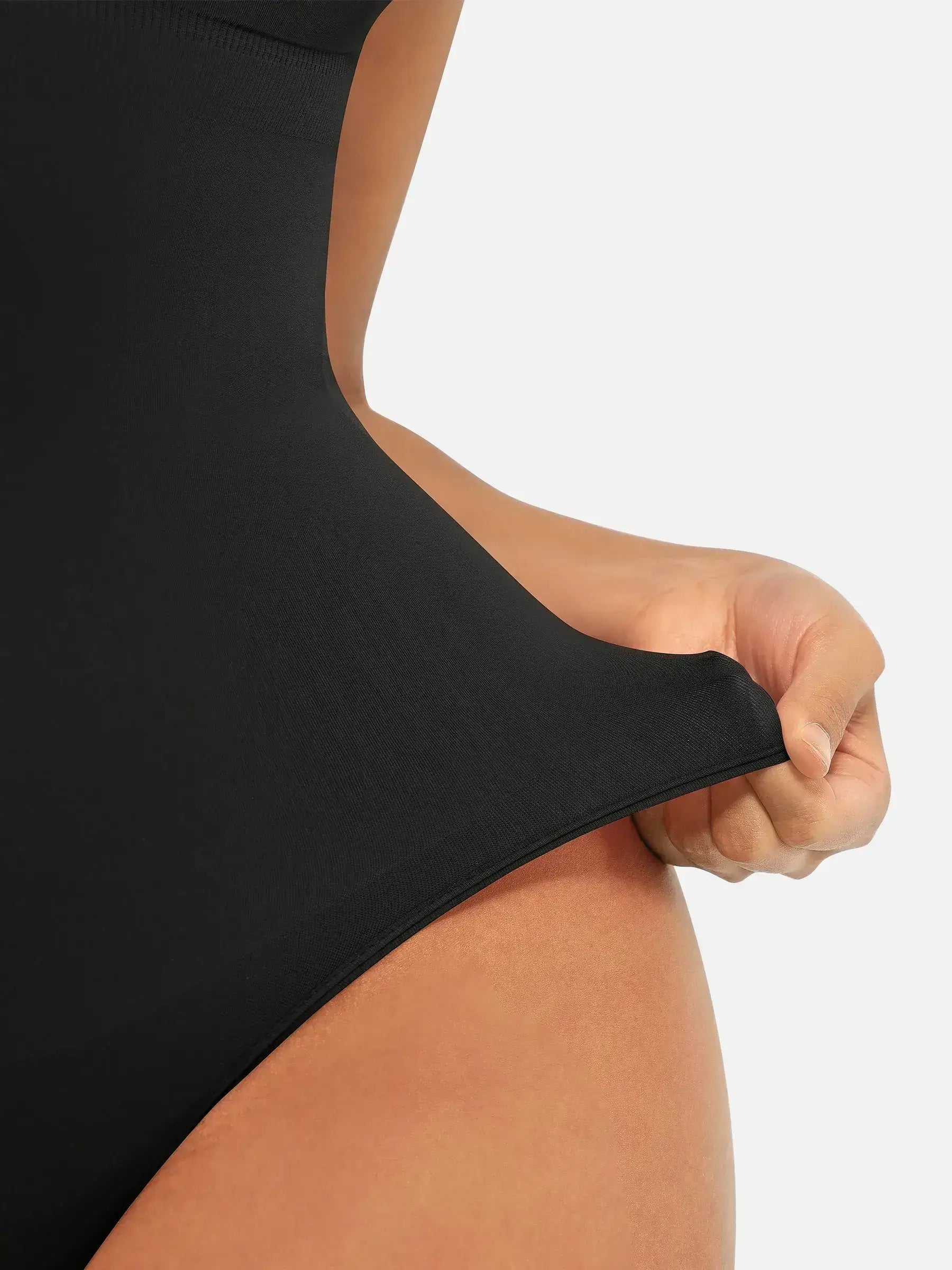Seamless Covered Bust Jumpsuit Bodysuit with Thong Cut — Ultra-Fit