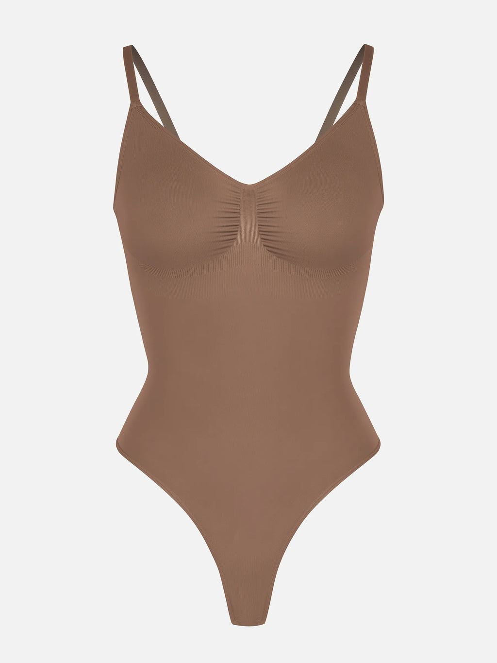 Seamless Covered Bust Jumpsuit Bodysuit with Thong Cut — Ultra-Fit
