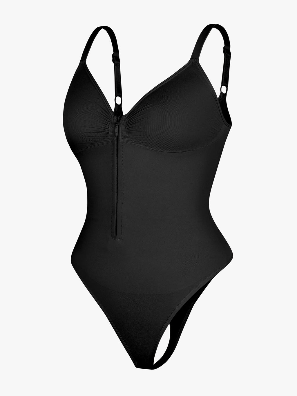 Curve-Shaping Tummy Control Seamless Zipper Bodysuit