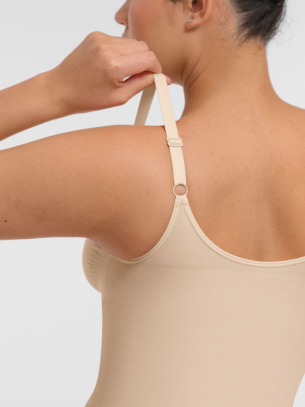Curve-Shaping Tummy Control Seamless Zipper Bodysuit