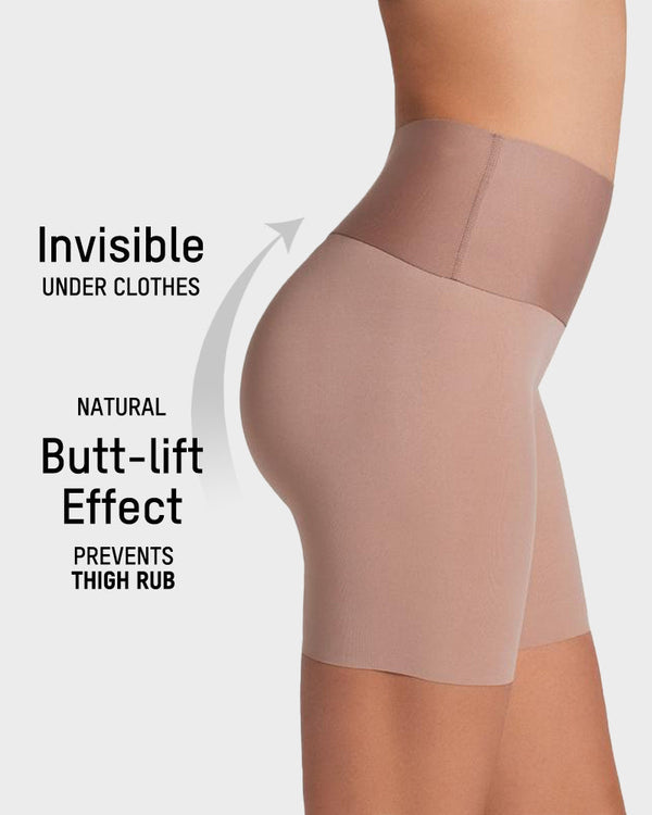 All-Day Stay-In-Place Seamless Slip-Shaper Shorts for Women
