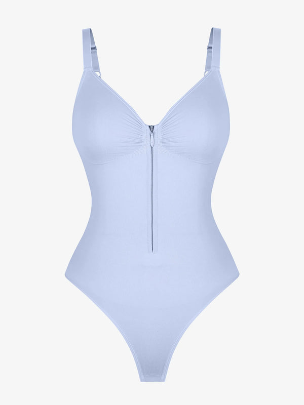 Curve-Shaping Tummy Control Seamless Zipper Bodysuit