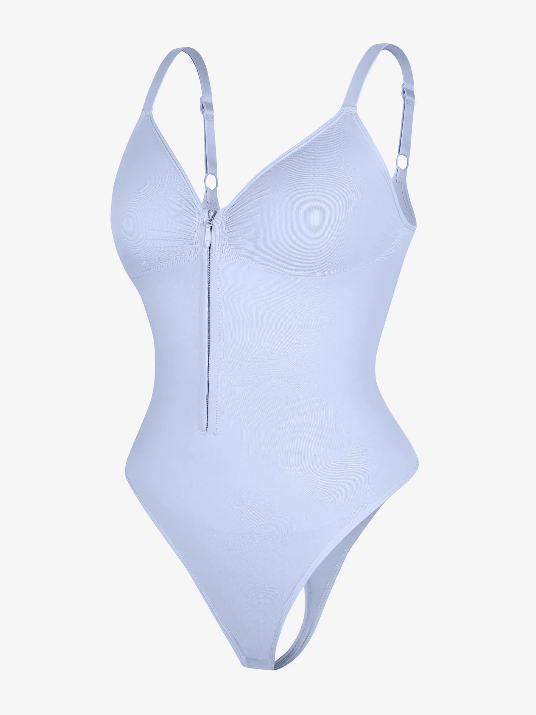 Curve-Shaping Tummy Control Seamless Zipper Bodysuit