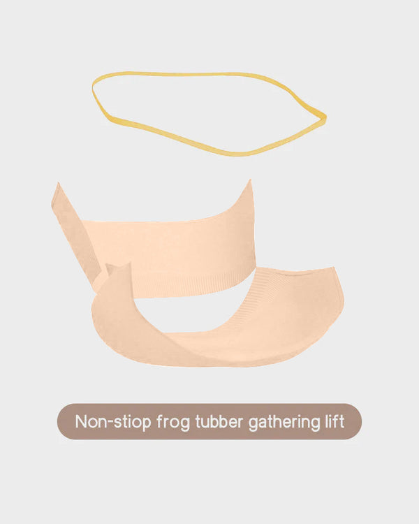 Wireless Strapless Bandeau Bra with Secure Anti-Slip Silicone Support