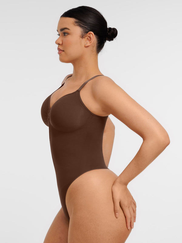 Curve-Shaping Tummy Control Seamless Zipper Bodysuit