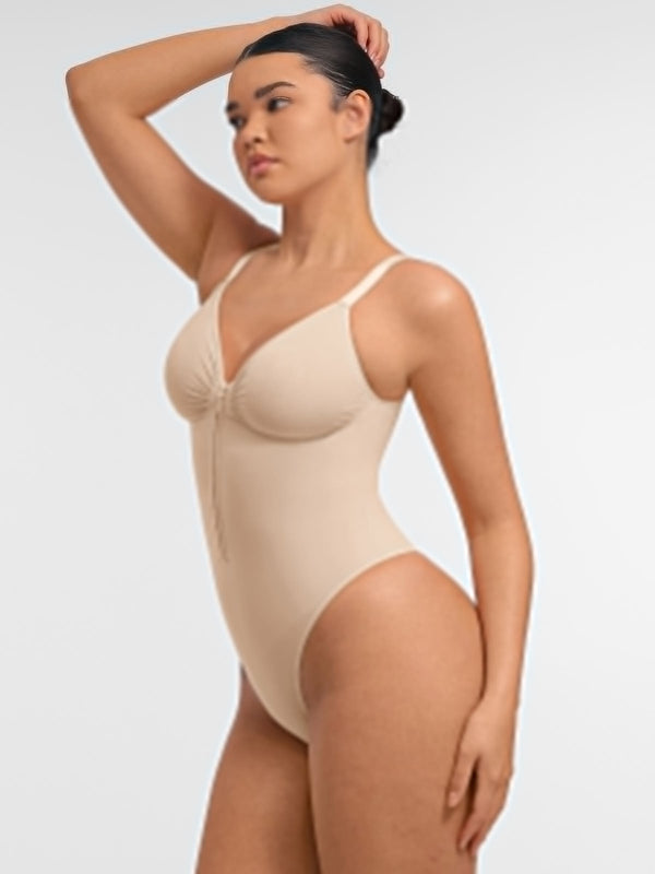 Curve-Shaping Tummy Control Seamless Zipper Bodysuit