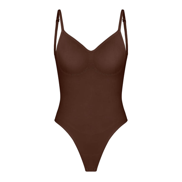 Low Back Seamless Tummy-Control Bodysuit Shapewear for a Sleek Silhouette