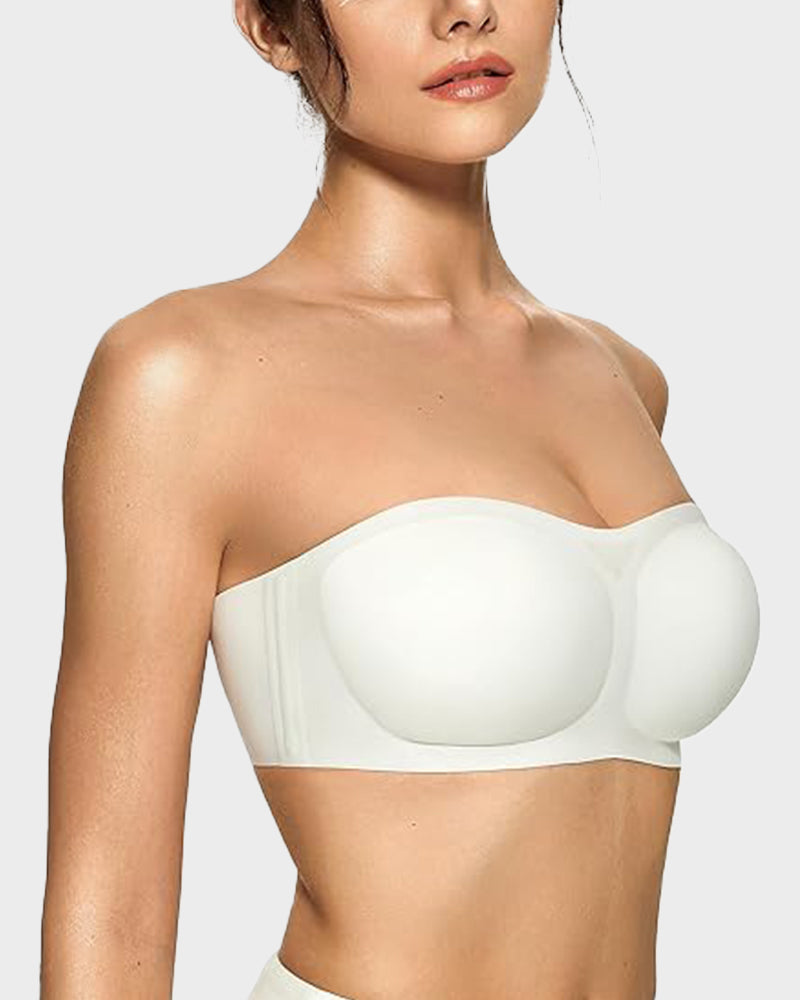 All-Day Comfort Seamless Strapless Bandeau Bra - Smooth, Invisible Support