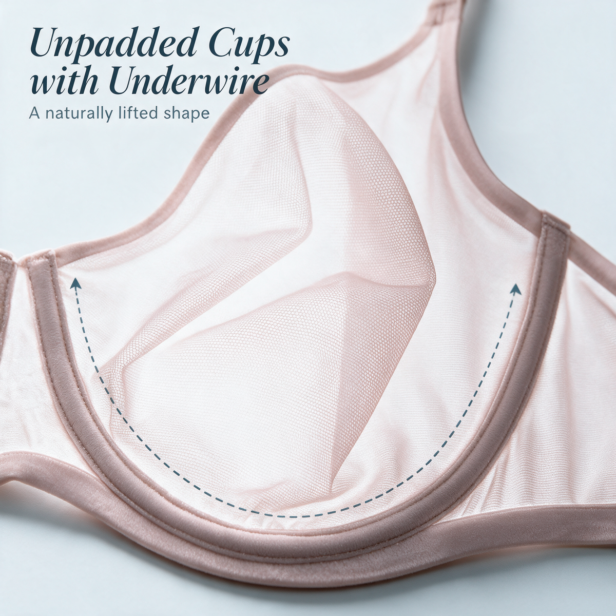 TrueShape Aire™ — Sheer Mesh Unlined Bra