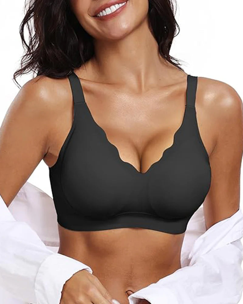 All-Day Comfort Seamless Smoothing Push-Up Bra for a Flawless Silhouette