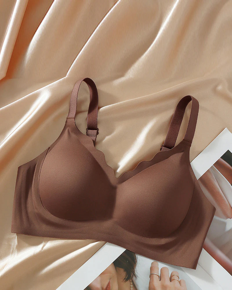All-Day Comfort Seamless Smoothing Push-Up Bra for a Flawless Silhouette