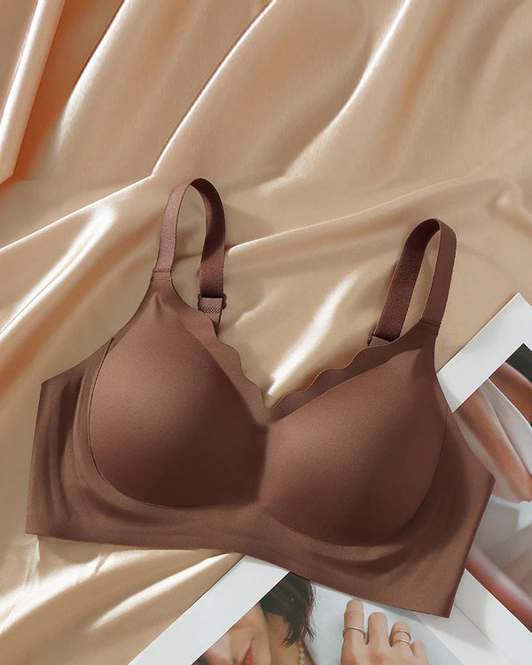All-Day Comfort Seamless Smoothing Push-Up Bra for a Flawless Silhouette