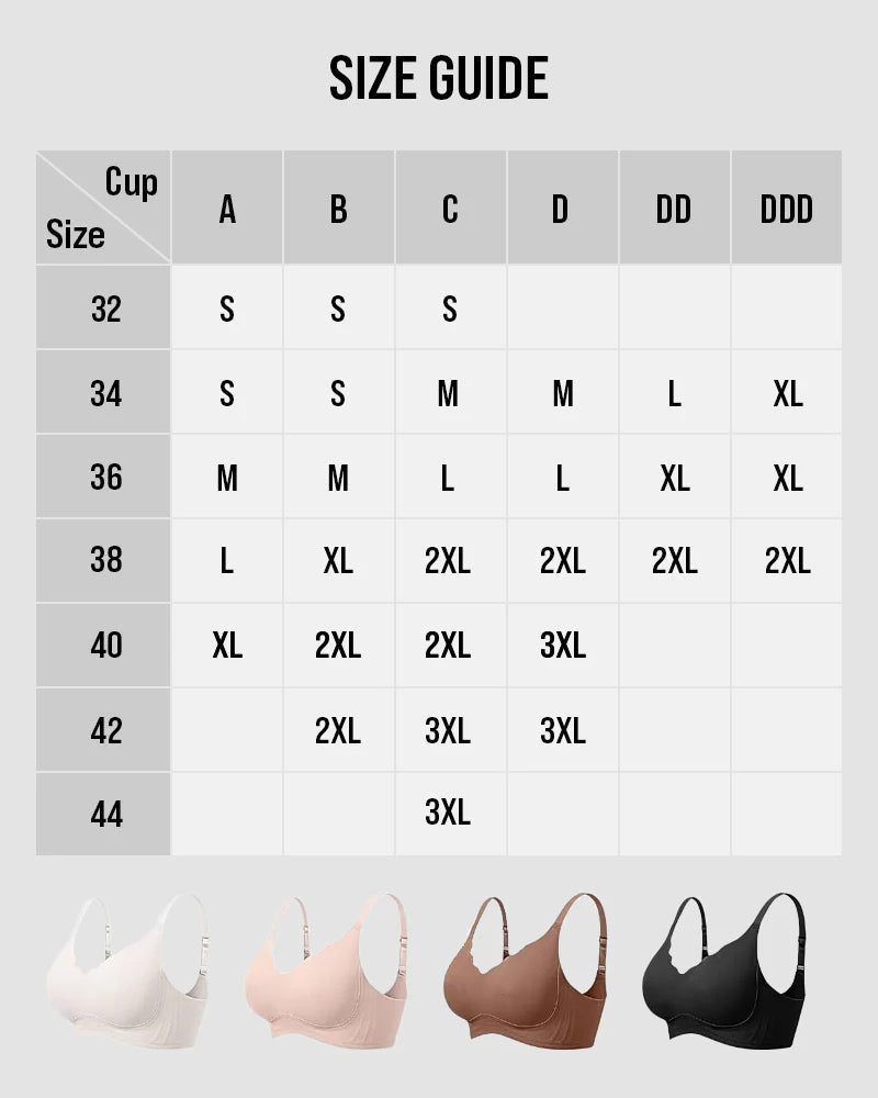 All-Day Comfort Seamless Smoothing Push-Up Bra for a Flawless Silhouette