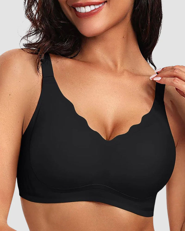 All-Day Comfort Seamless Smoothing Push-Up Bra for a Flawless Silhouette