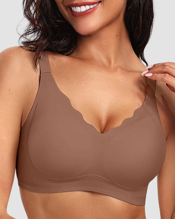 All-Day Comfort Seamless Smoothing Push-Up Bra for a Flawless Silhouette