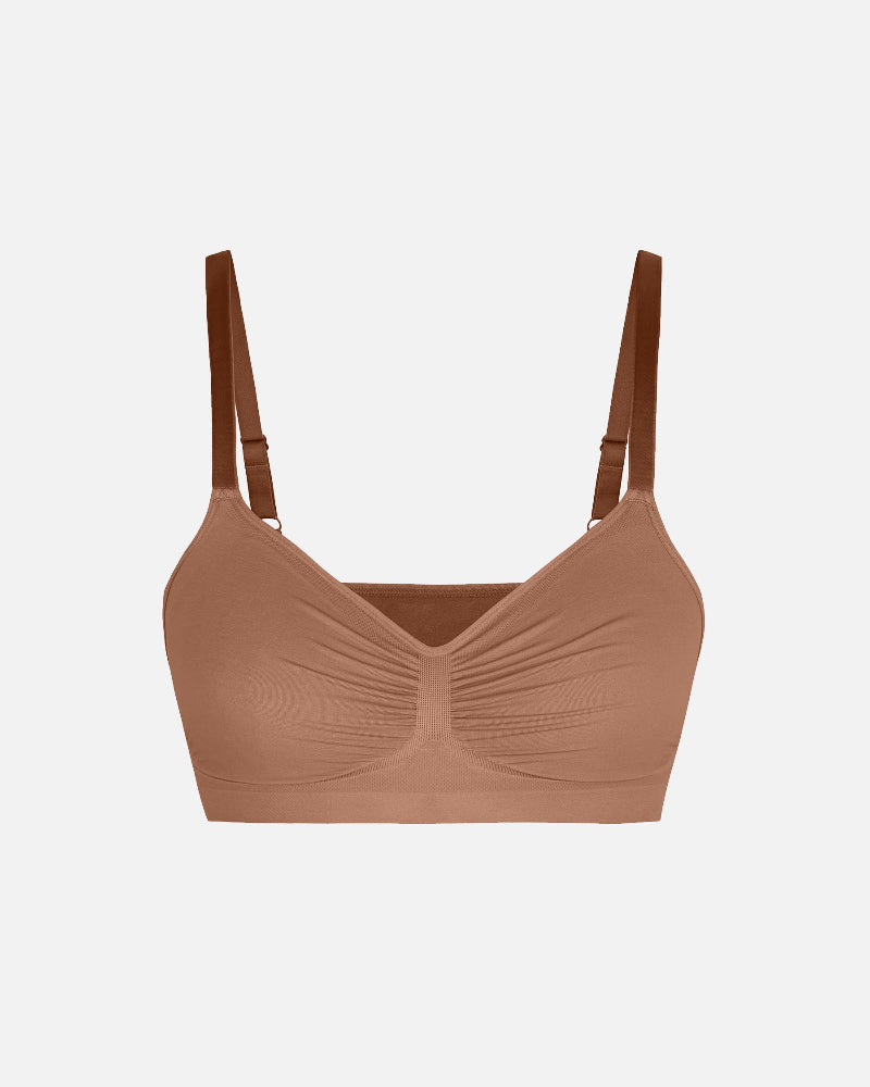 Seamless Wire-Free Shaping Bra for All-Day Comfort