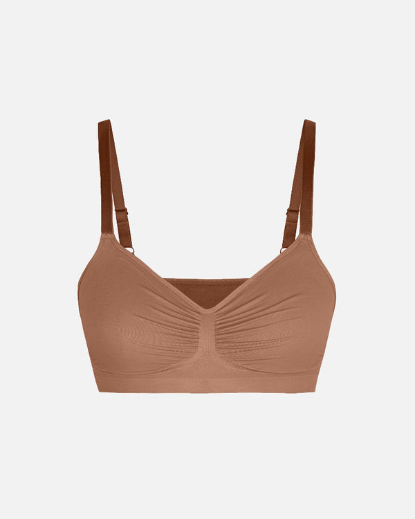Seamless Wire-Free Shaping Bra for All-Day Comfort