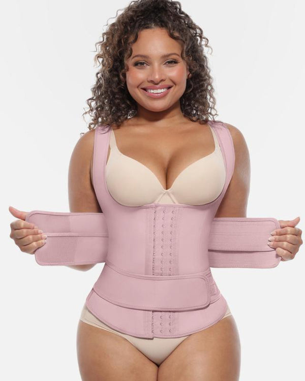 Shapecurve Plus-Size Waist Trainer Vest — Sculpting Shapewear for a Flawless Hourglass Silhouette