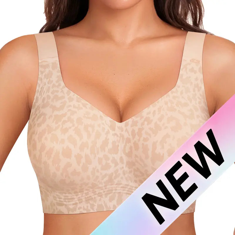 All-Day Comfort Wireless Full-Coverage Jelly-Smoothing Bra for Everyday Support