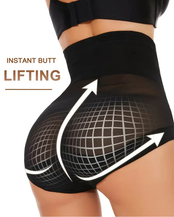 Women's High-Waisted Shapewear Panties - 3-Piece Set