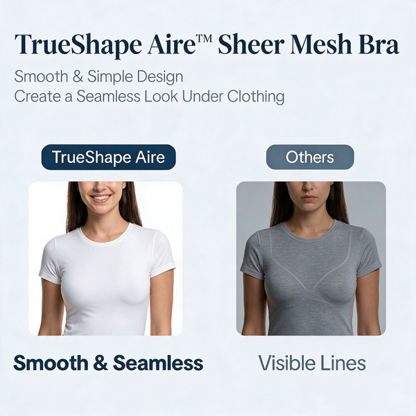 TrueShape Aire™ — Sheer Mesh Unlined Bra