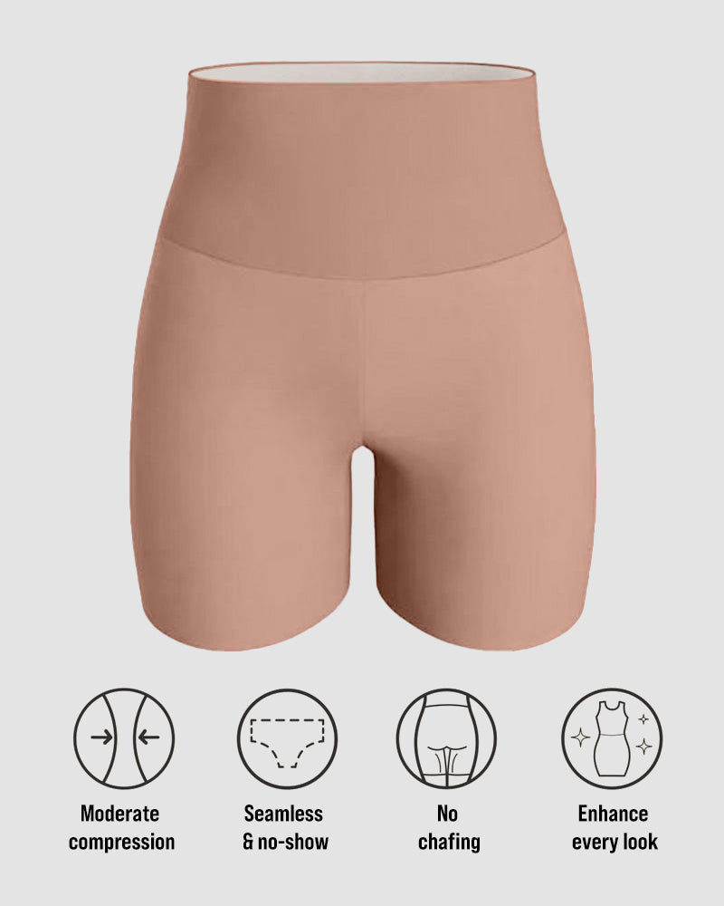 All-Day Stay-In-Place Seamless Slip-Shaper Shorts for Women