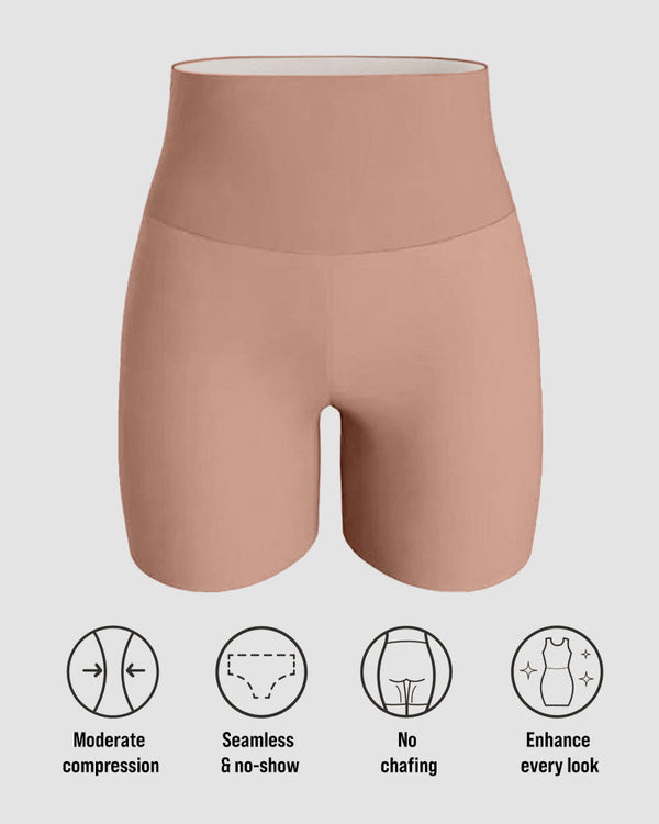 All-Day Stay-In-Place Seamless Slip-Shaper Shorts for Women