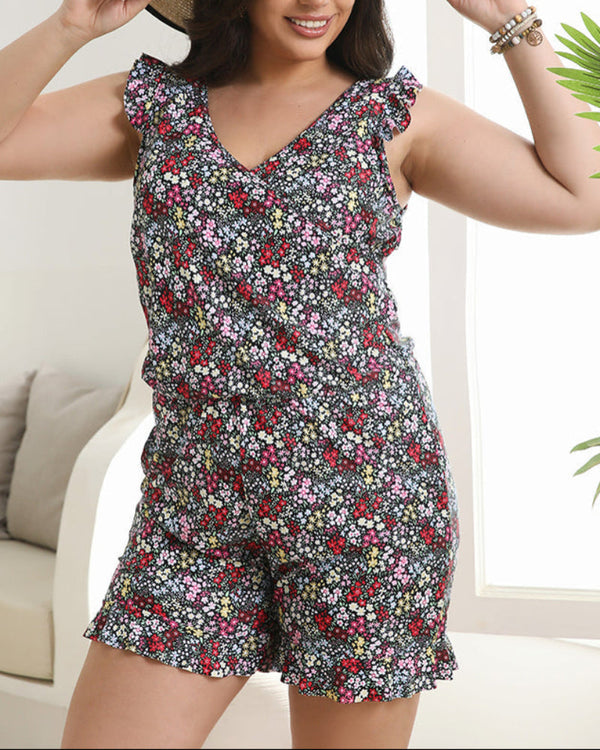 All-in-One Swim Romper with Built-In Bra