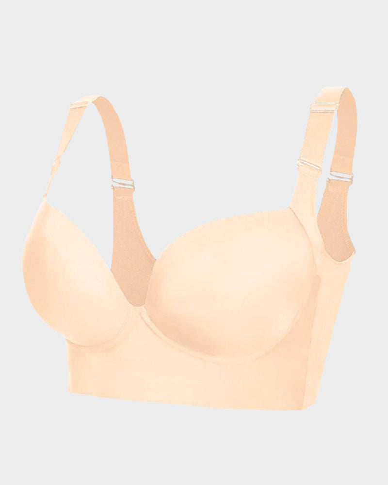 All-Day Comfort Full-Coverage Bra with Back-Smoothing Support
