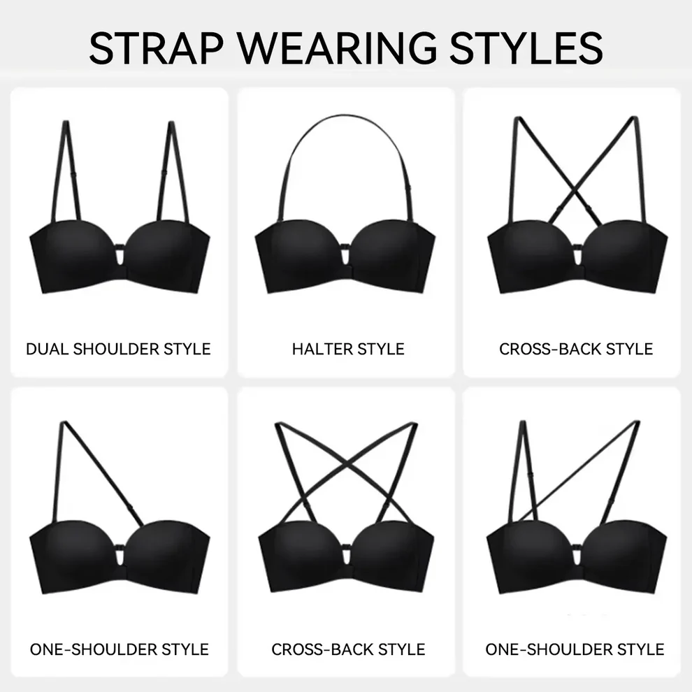 Strapless Front-Close Bra