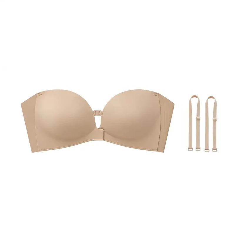 Strapless Front-Close Bra
