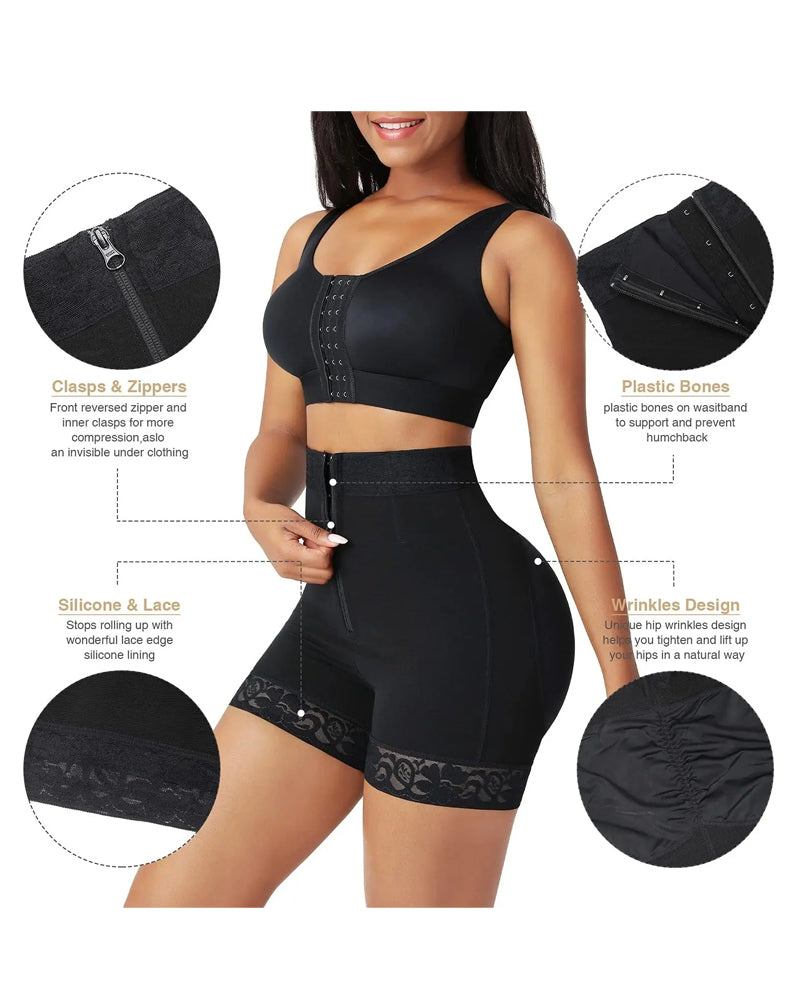 Sculpting Butt-Lifter Shapewear with Tummy-Control Shorts
