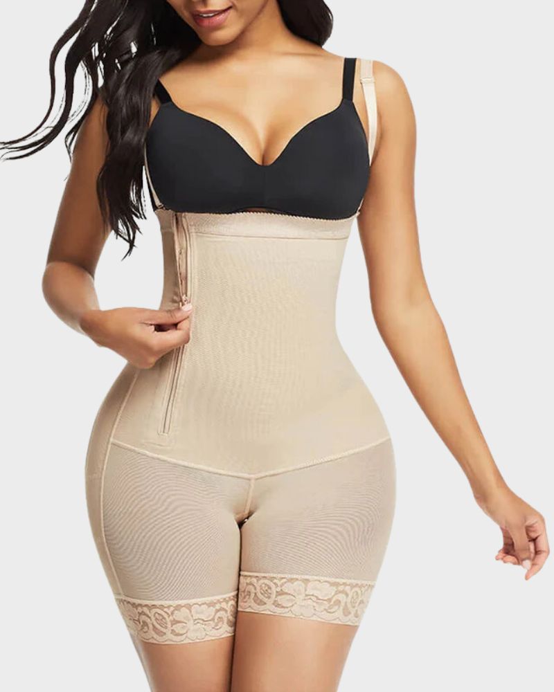Sculpting Side-Zip Bodysuit for a Sleek, Contoured Silhouette Secondary image