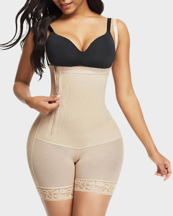 Sculpting Side-Zip Bodysuit for a Sleek, Contoured Silhouette