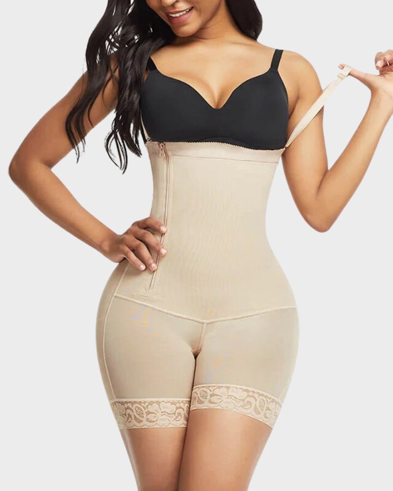 Sculpting Side-Zip Bodysuit for a Sleek, Contoured Silhouette