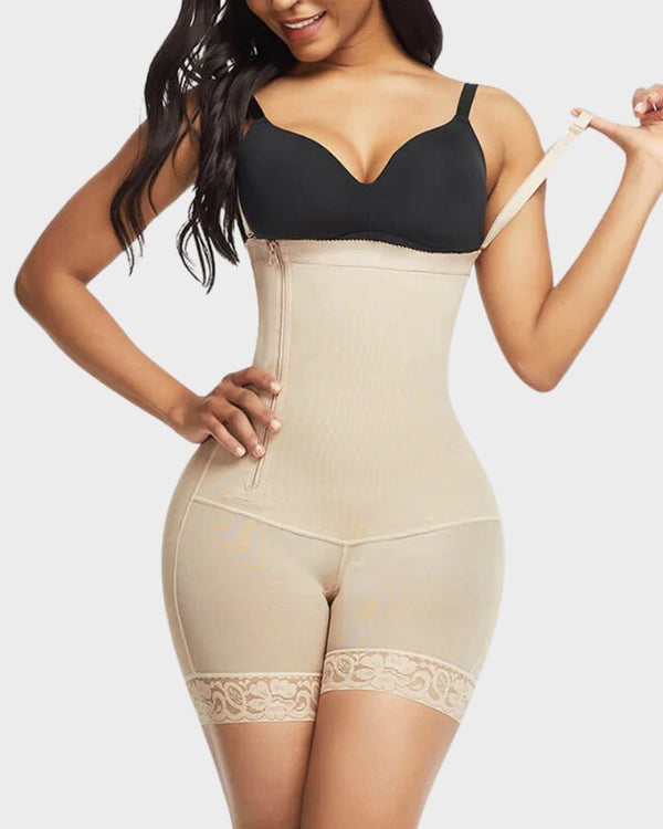 Sculpting Side-Zip Bodysuit for a Sleek, Contoured Silhouette
