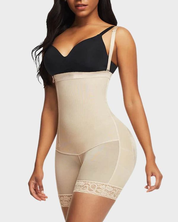Sculpting Side-Zip Bodysuit for a Sleek, Contoured Silhouette