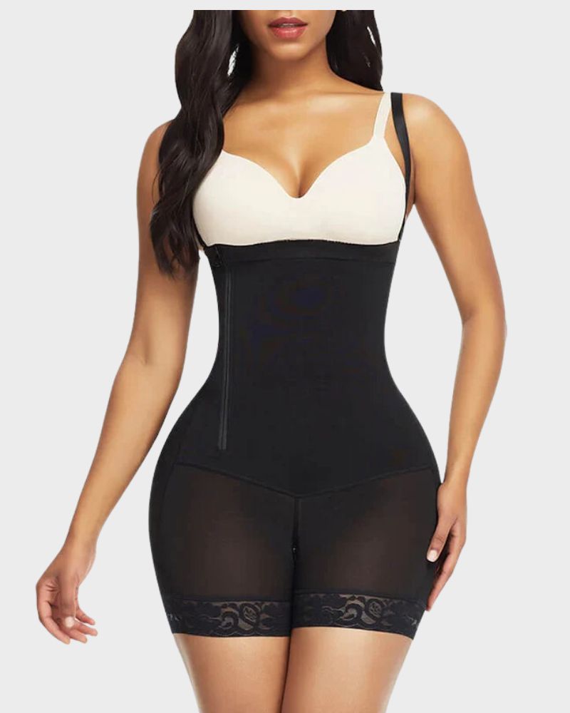 Sculpting Side-Zip Bodysuit for a Sleek, Contoured Silhouette