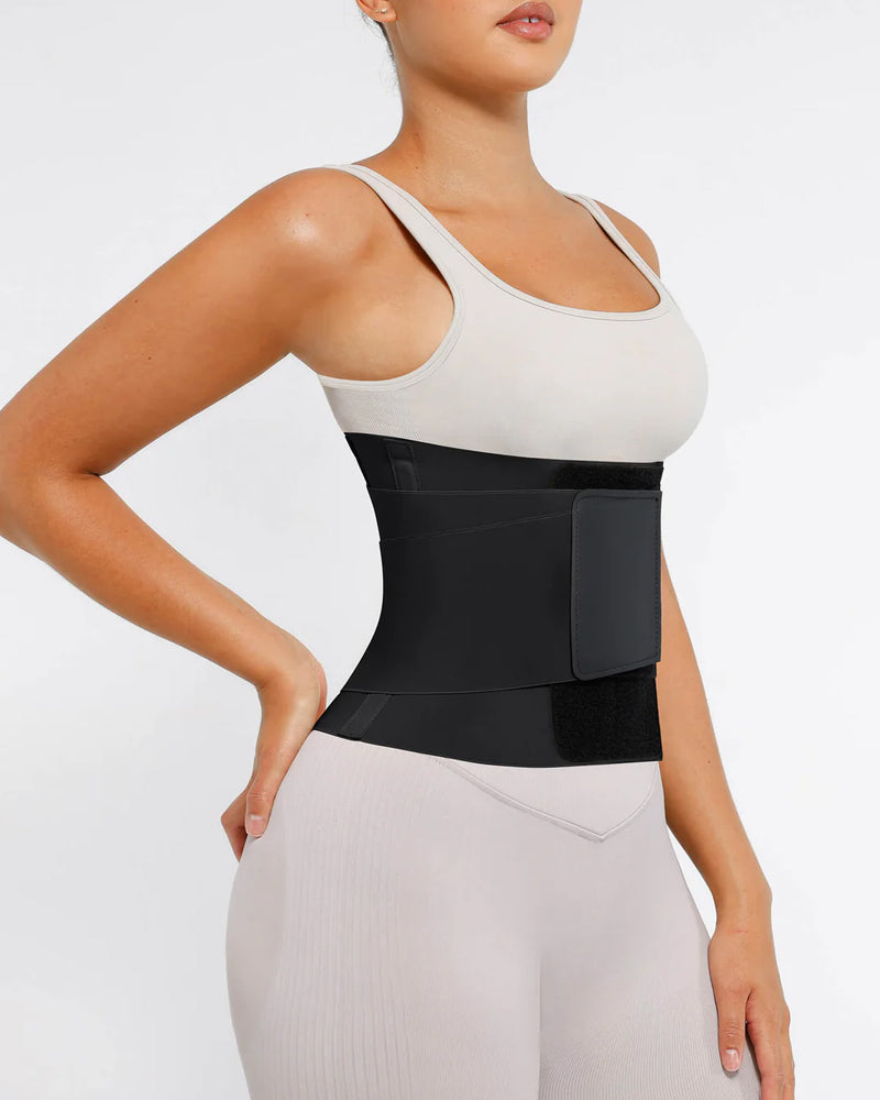 Triple-Wrap Tummy Control Waist Trainer Belt – Sculpt & Cinch with Secure Comfort