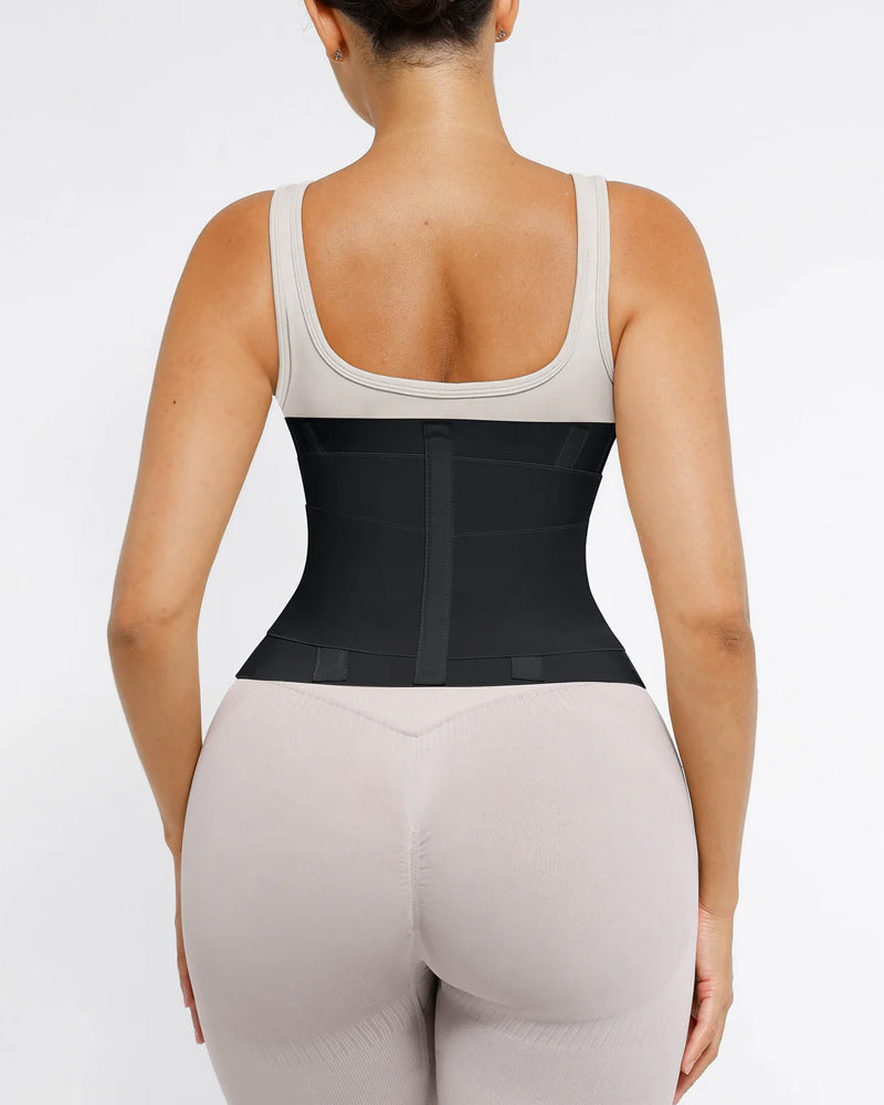 Triple-Wrap Tummy Control Waist Trainer Belt – Sculpt & Cinch with Secure Comfort