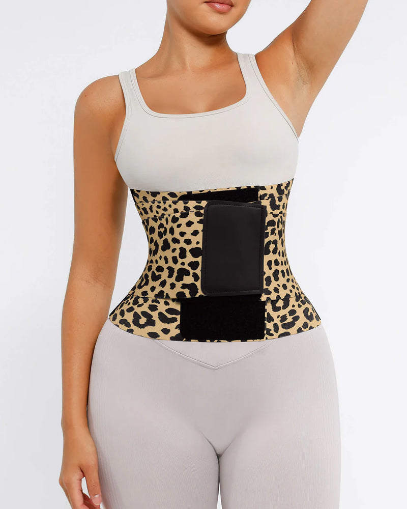 Triple-Wrap Tummy Control Waist Trainer Belt – Sculpt & Cinch with Secure Comfort
