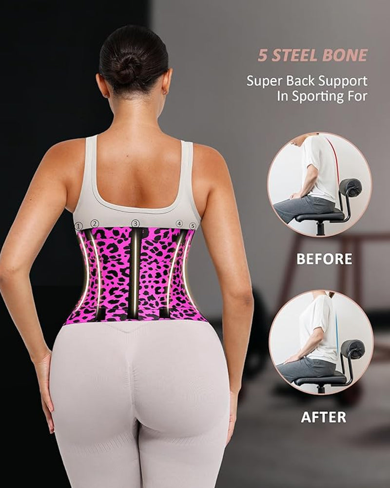 Triple-Wrap Tummy Control Waist Trainer Belt – Sculpt & Cinch with Secure Comfort